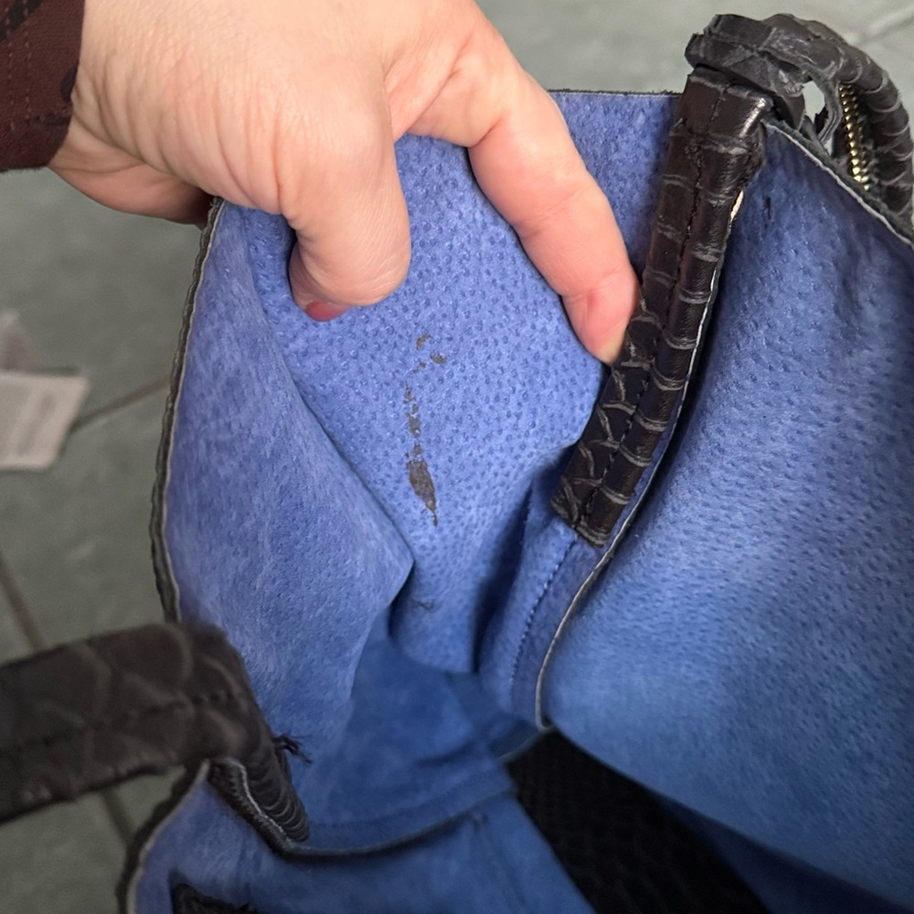 Botkier Black SoHo Python Leather Zipper Tote Bag - image 12